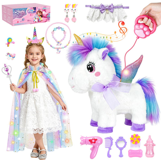 Rolevoria Unicorn Walking Toy sparks imaginative play and storytelling.