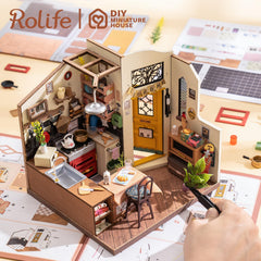Rolife kitchen kit parts with color guide aid beginner projects.