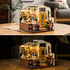 Rolife miniature window and curtain adds charm to tiny rooms.