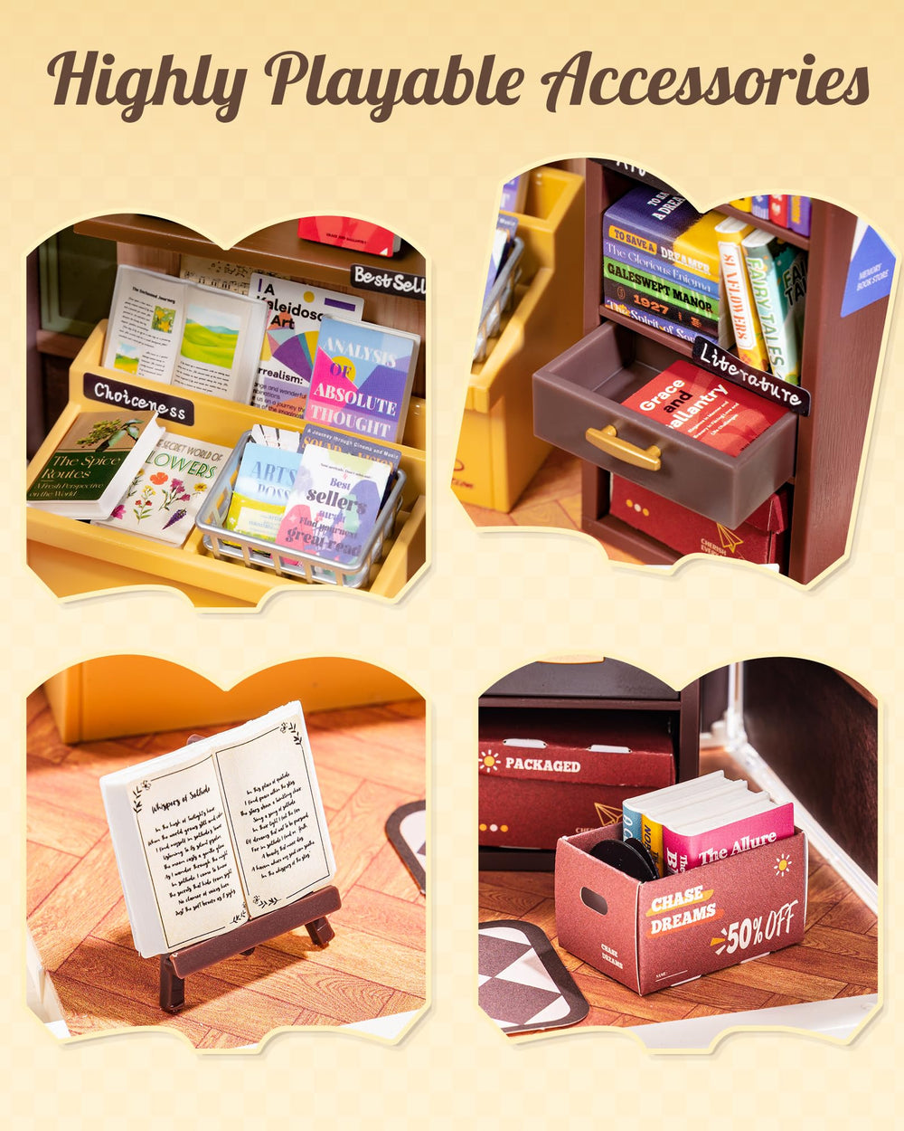 Rolife detailed instruction booklet guides easy step-by-step assembly.