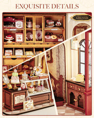 Rolife wooden diorama box scene highlighting meticulous craft and decor.