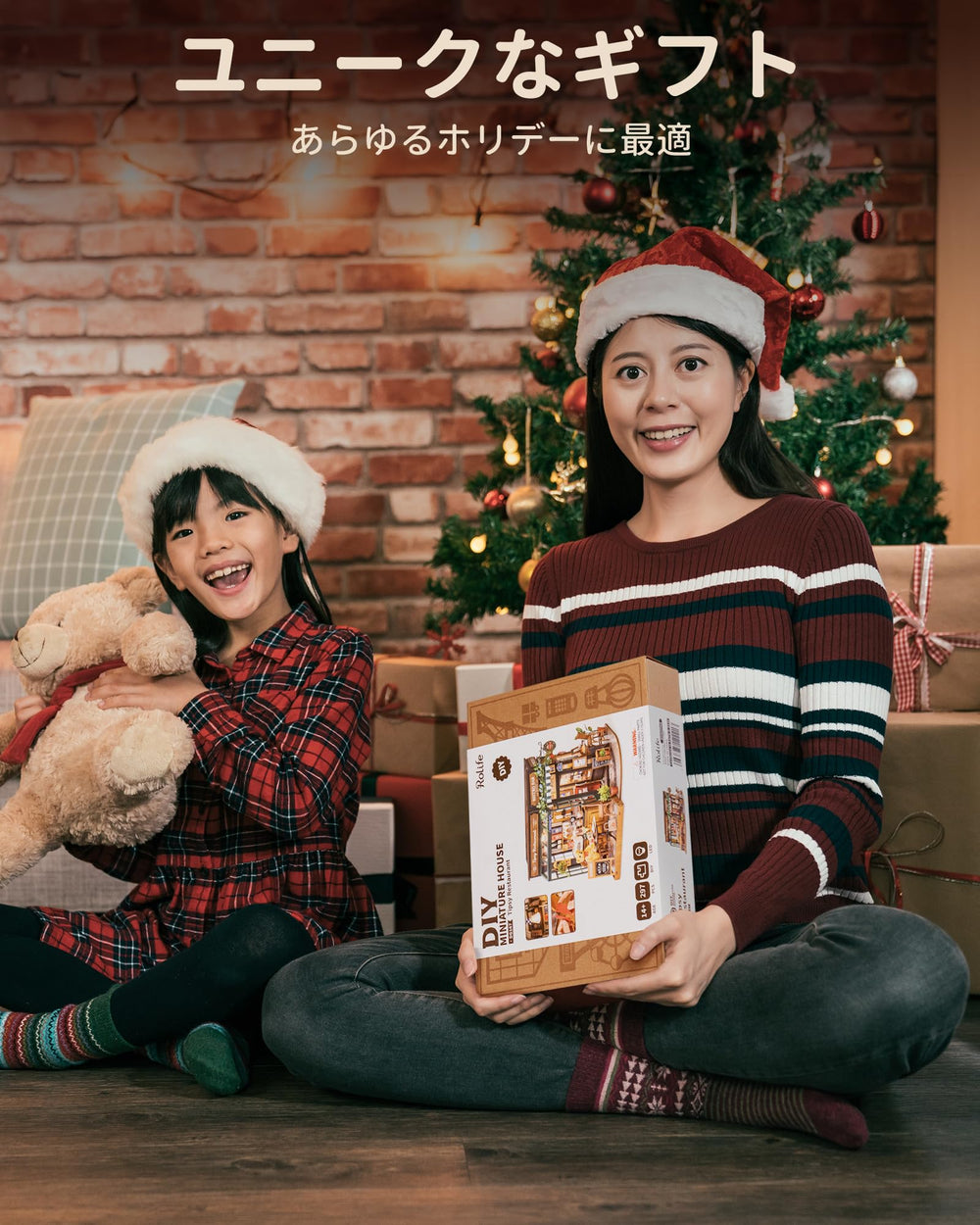 Rolife dollhouse 296-parts kit enables a satisfying assembly journey.