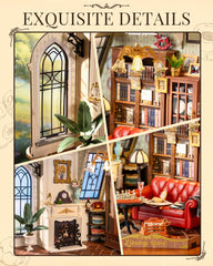 Rolife dollhouse kit 284 pieces for a rewarding, step-by-step building experience.