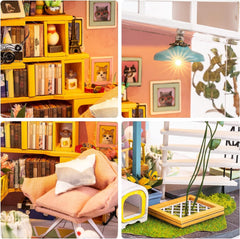 Rolife Dora's Rooftop includes plants and flowers to add charm