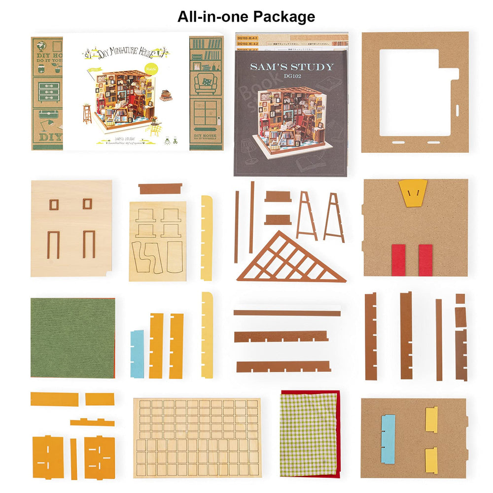 Rolife eco-friendly wood materials with odorless paint for clean crafting