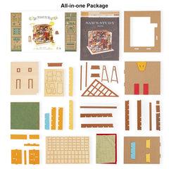 Rolife eco-friendly wood materials with odorless paint for clean crafting