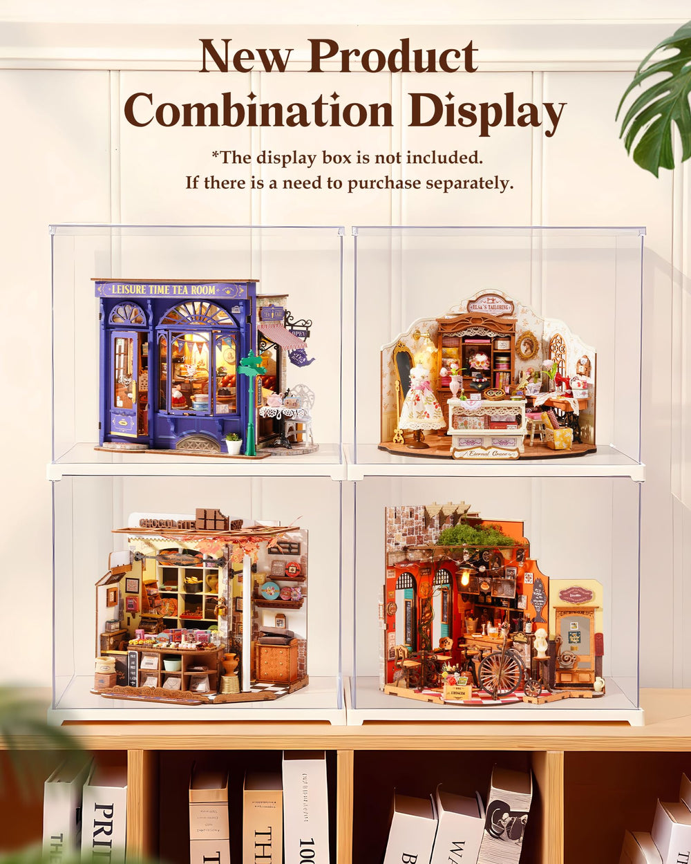 Rolife Elsa's Tailor Shop DIY craft kit for creative hobbies.