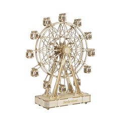 Rolife Ferris Wheel music box front view highlighting mechanical charm for display