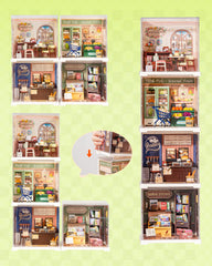 Rolife Fruits Shop detailed store corner inspires hobbyists and collectors