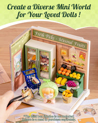 Rolife Fruits Shop fruit displays showcase vibrant, authentic market vibes