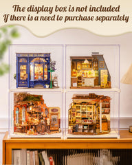Rolife Henrys Chocolate Shop lighting accents cast warm, inviting tones.