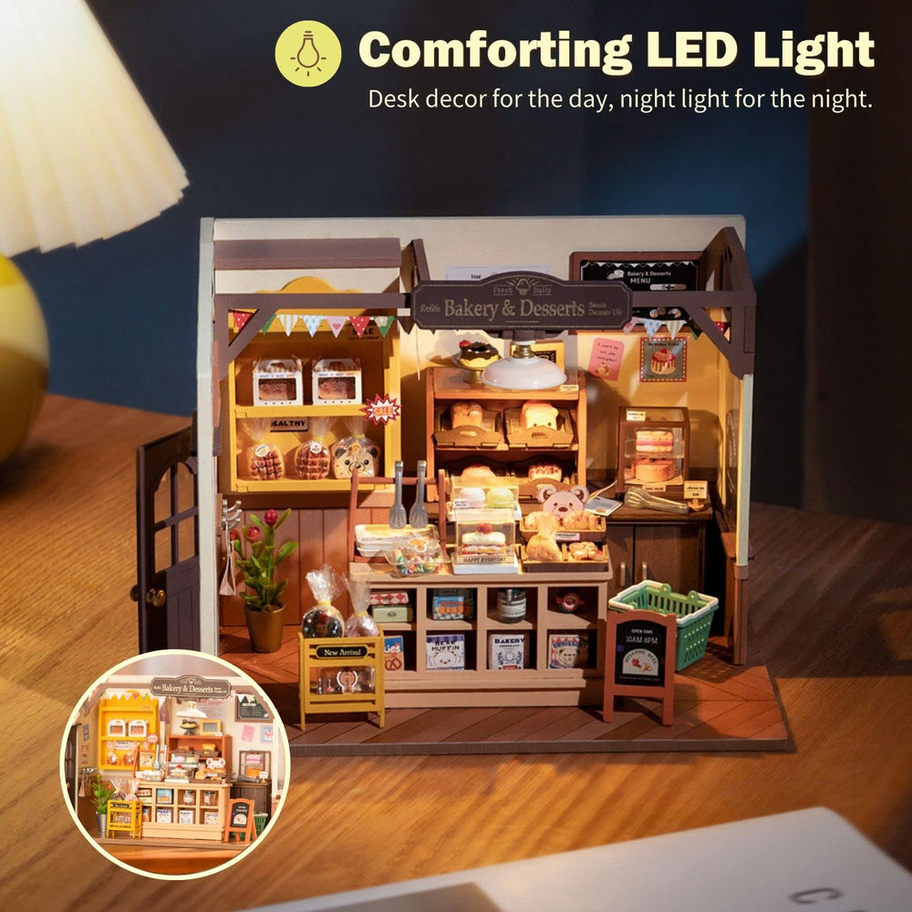 Rolife LED light module adds warm ambience to the room.