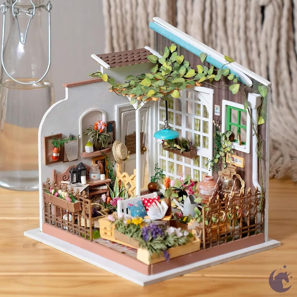 Rolife Miller's Garden color instruction manual guides step by step