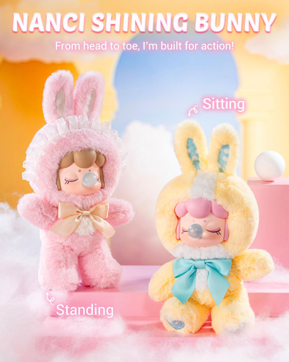 Rolife Nanci Bunny Pearl Princess rarity teaser for display.