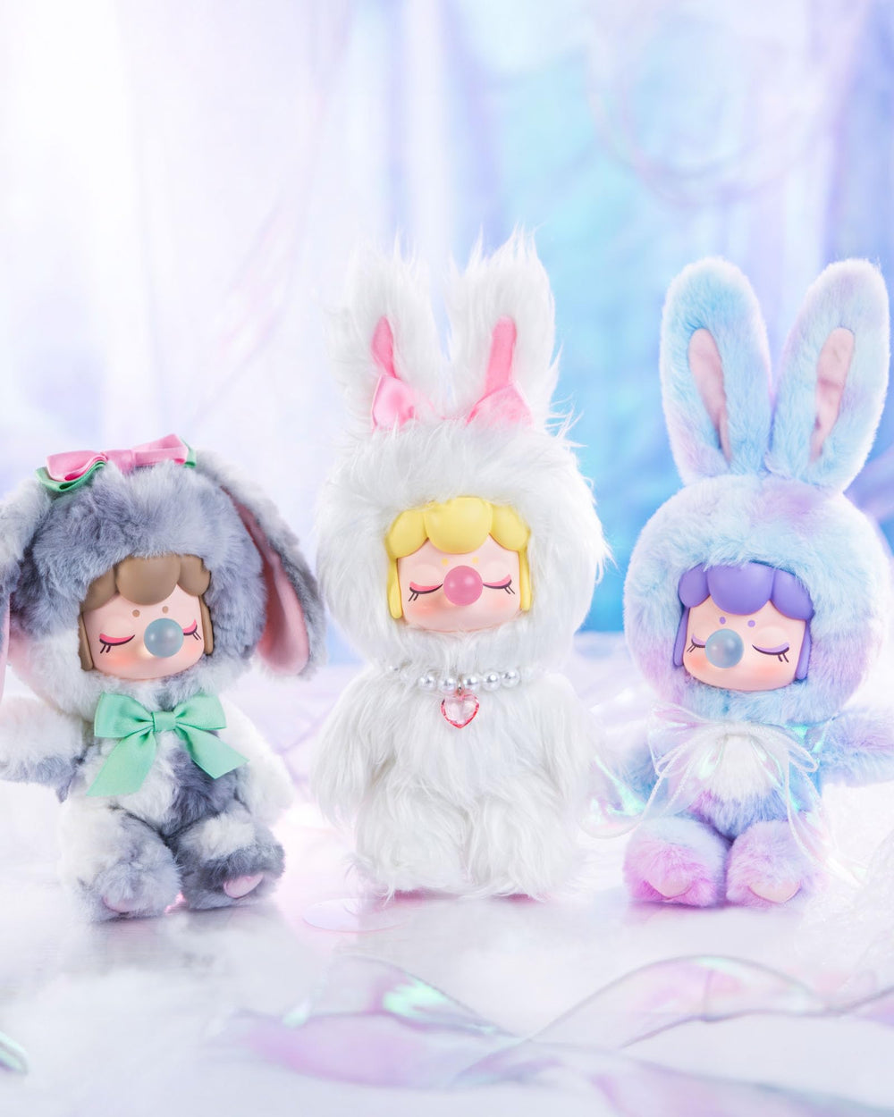 Rolife Nanci Bunny plush soft texture close-up inviting touch.