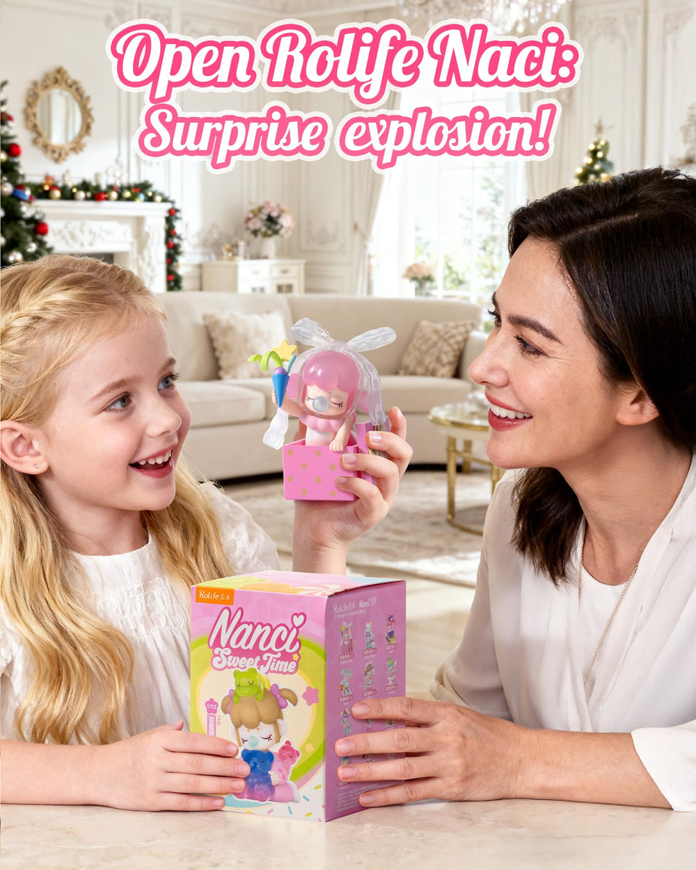 Rolife Nanci Sweet Time figure compact size fits on shelves and desks.