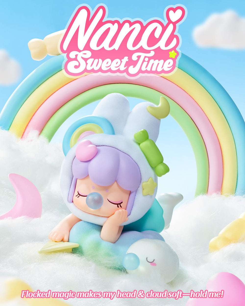 Rolife Nanci Sweet Time figure close-up highlights dessert-inspired outfit.