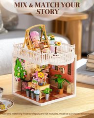 Rolife accessory pairs with figurines for immersive mini garden moments.