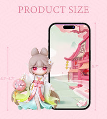Rolife Suri Fairy Town doll paintwork closeup emphasizing color and texture