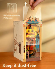 Rolife Venice mask shop detail adds romantic charm to your bookshelf display.