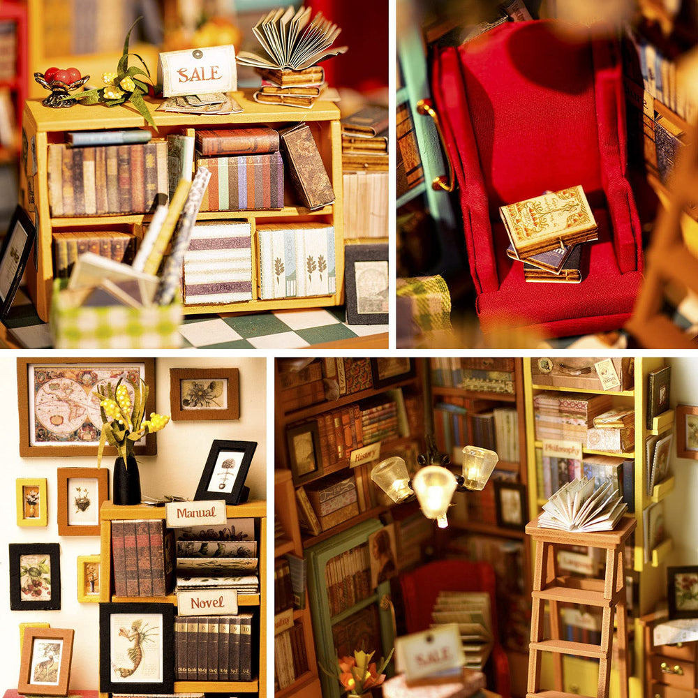 Rolife wood model kit with step-by-step guide ideal for beginners