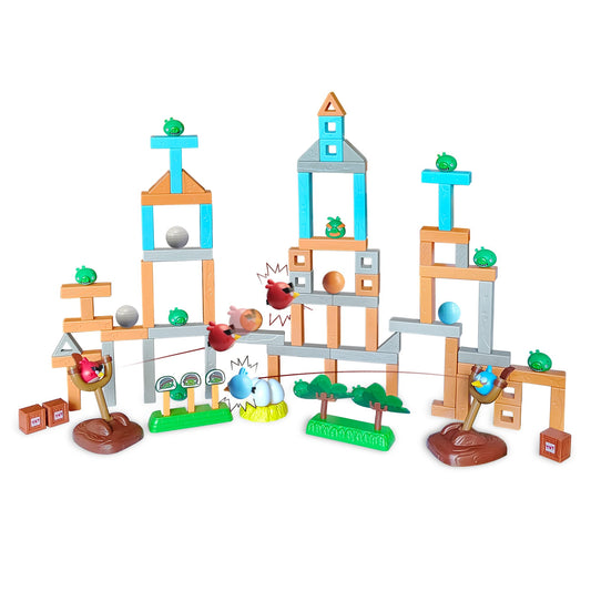 Roloso Angry Birds pig city strike 97pcs for creative building play.