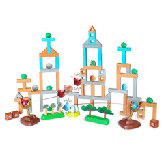 Roloso Angry Birds pig city strike 97pcs for creative building play.