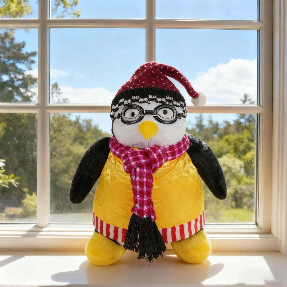 RomanticMalflc Penguin Plush removable clothes; promotes imaginative dress-up play.