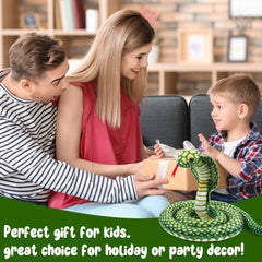 Romart Cobra Snake Plush presented as a gift for kids