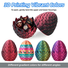 romcpus dragon egg exterior with scale patterns for a premium storage look