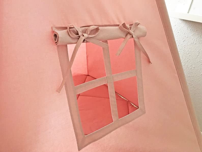RONGFA Kids Teepee pink room decor that brightens a kid's space