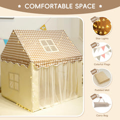RONGFA Playhouse four windows and door provide breathable, light-filled space for imagination