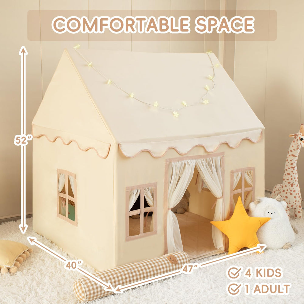 The RongFa Playhouse machine-washable fabric withstands frequent playtime.