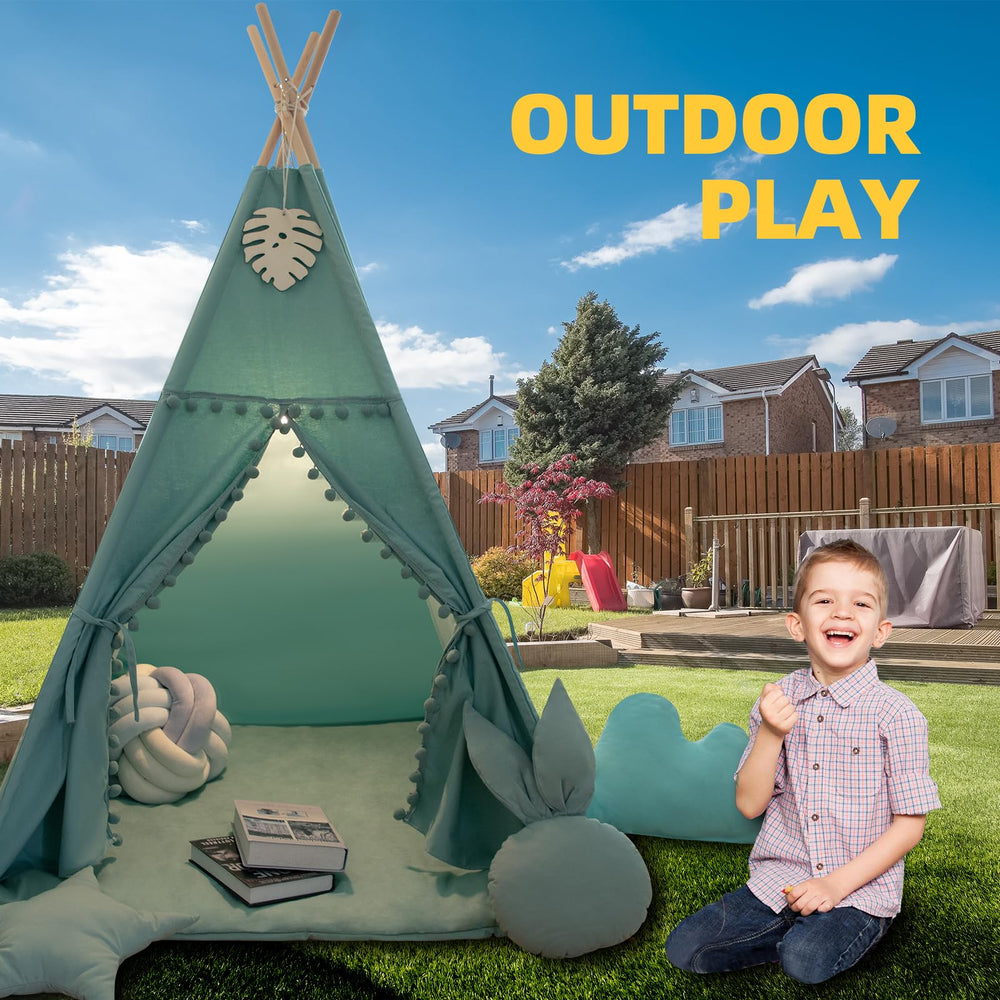 RONGFA Teepee Tent anti-slip bottom poles improve stability