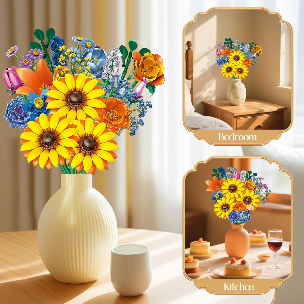 Rongmeiz 20 flower varieties including sunflowers for a mixed display