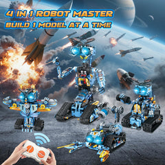 Rongmeiz 4-in-1 mech bat robot showcasing versatile build.