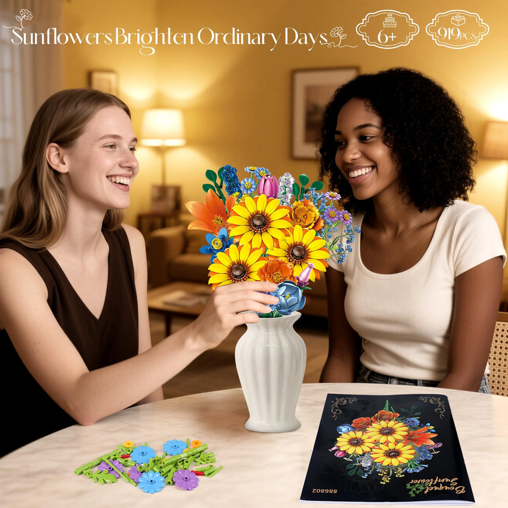 Rongmeiz adjustable stems and movable petals for customizable bouquet shapes