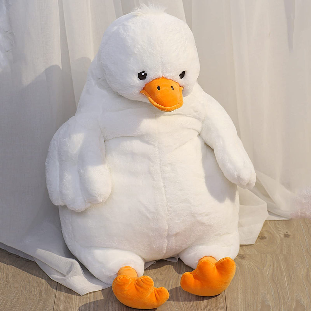 Ronivia Duck Weighted Plush Pillow dimensions, 21.5 inches long for generous hugs.