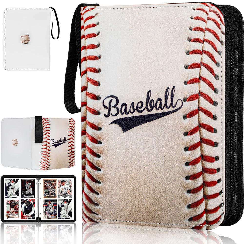 RONMONG baseball card binder cover showcases premium design for display and protection.