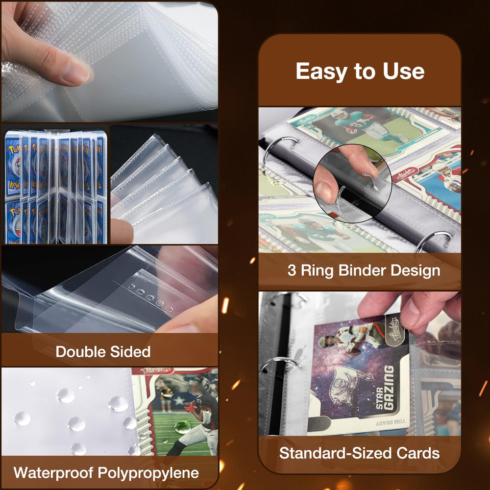 RONMONG zipper closure keeps sleeves secure during travel.