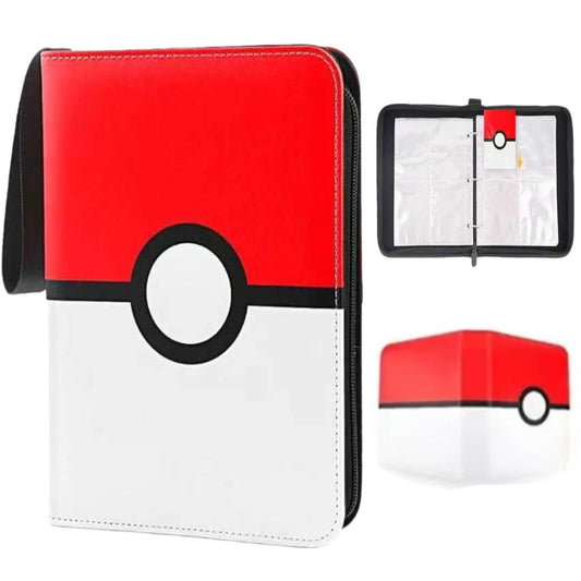 RONSOOBA 4-pocket binder front cover showcases durable PU leather protection for cards.