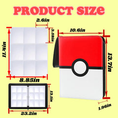 RONSOOBA interior with 900 card capacity and double pocket pages for organization