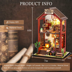 RONSTONE Booknook Creativity night glow emphasizes cozy reading nook