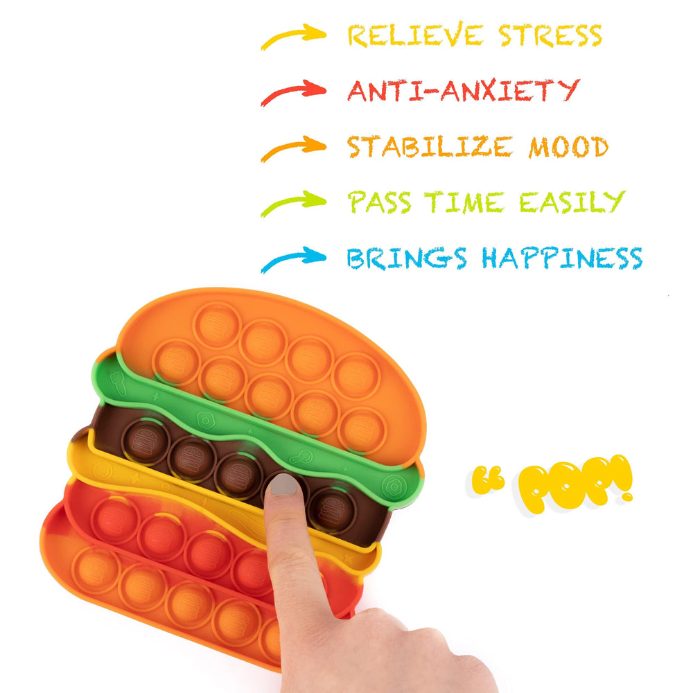 Ronton Pop Its pizza on-the-go bubbles suggest portable stress relief.