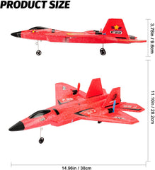 RoofWorld F-22 RC Plane landing gear ready for takeoff and gentle landings