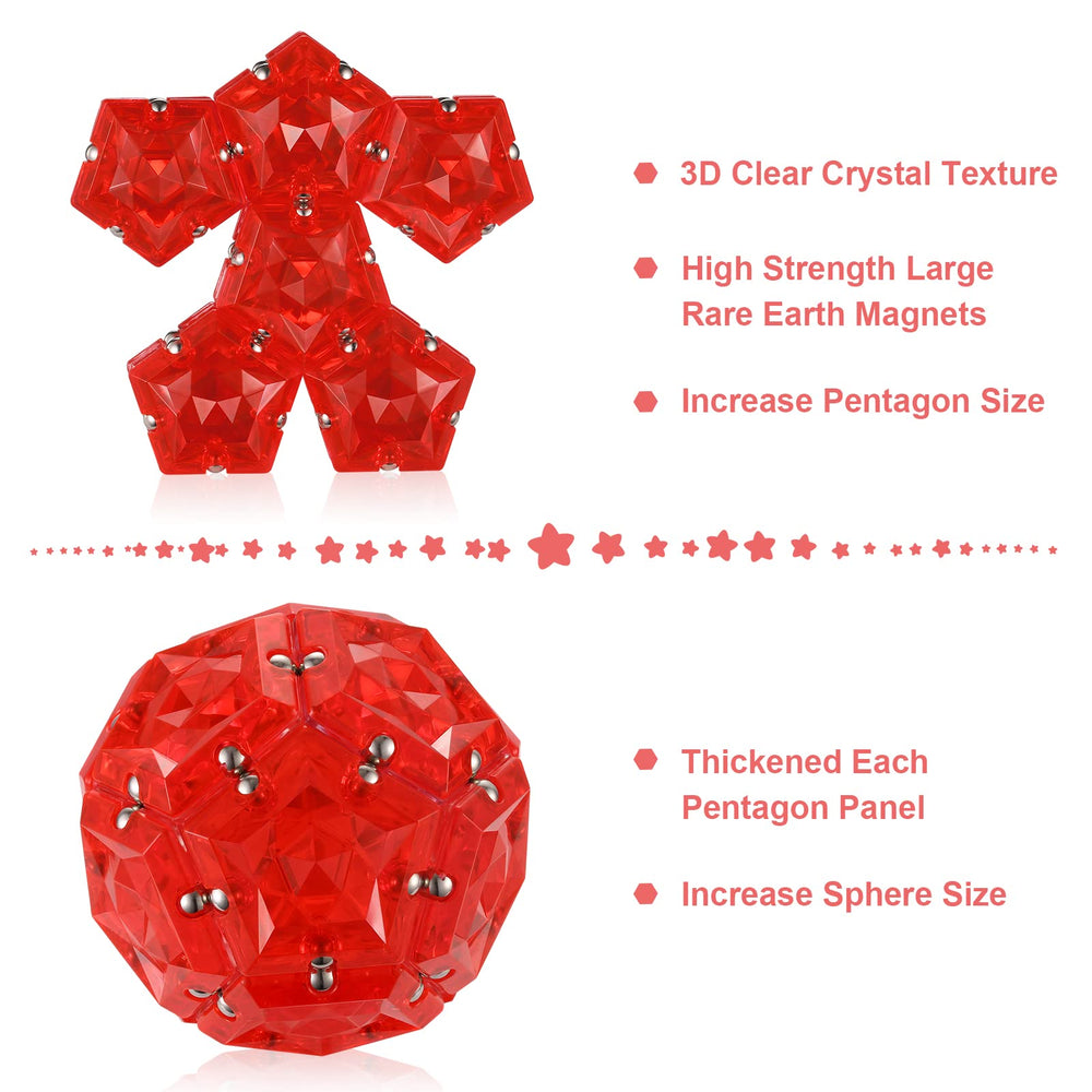 RoomyRoc Pentagon plates sculpture formation inspires tactile exploration and spatial thinking