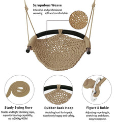 ROPECUBE versatile swing for indoor and outdoor spaces.