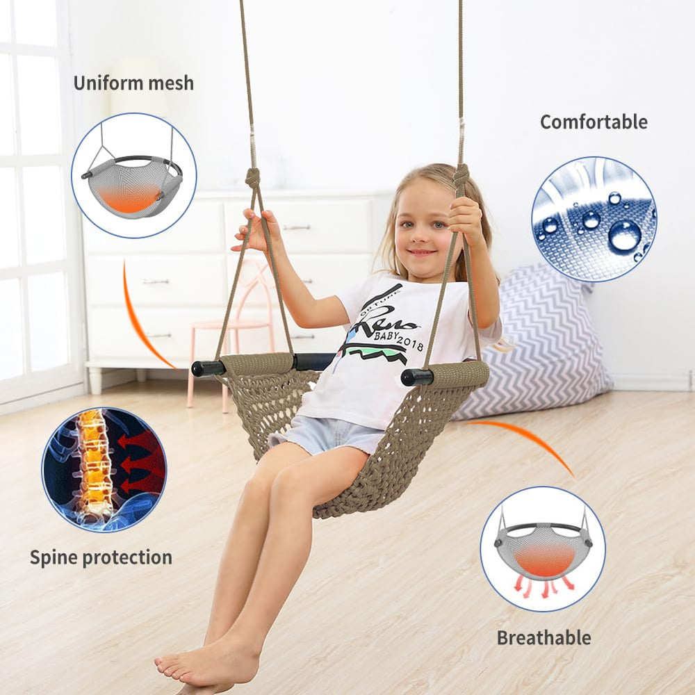 ROPECUBE soft anti-collision strips help prevent bumps and scrapes.