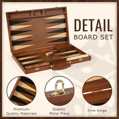 ropoda backgammon dice and setup for versatile game nights