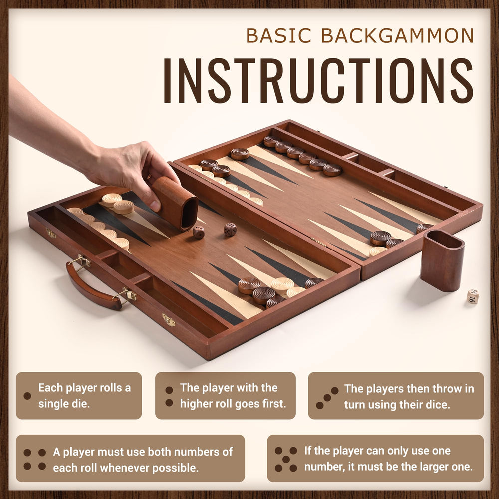 ropoda backgammon family game night setup for engaging, friendly play